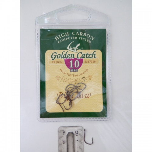 Крючки для рыбалки Golden Catch Big Claw № 9