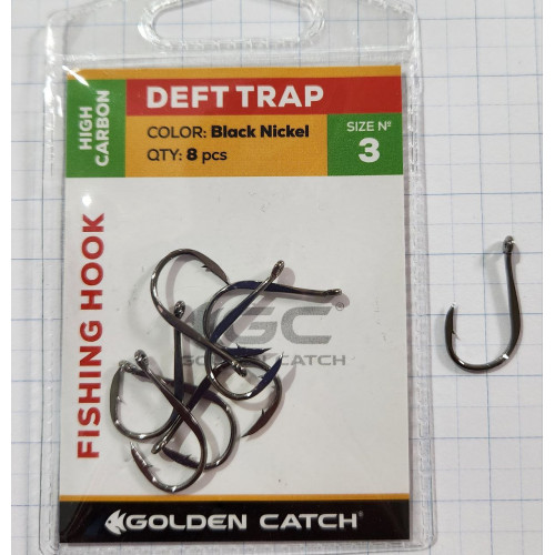 Крючки для рыбалки Golden Catch Deft Trap № 3