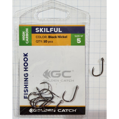 Крючки для рыбалки Golden Catch Skilful № 5