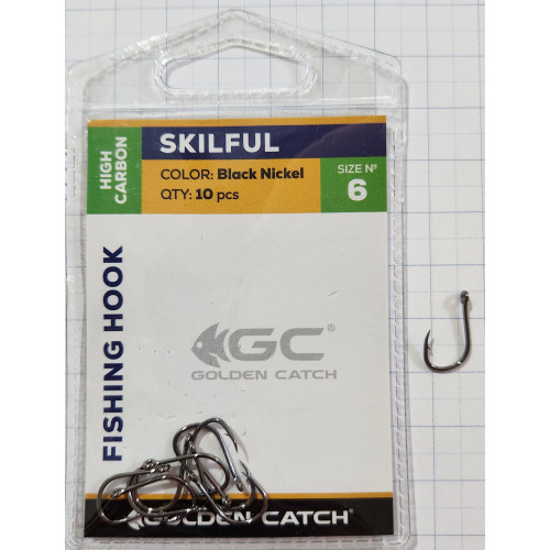Крючки для рыбалки Golden Catch Skilful № 6
