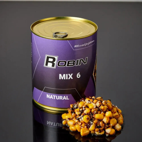 "MIX-6" зерен Натурал ROBIN 900 мл ж/б